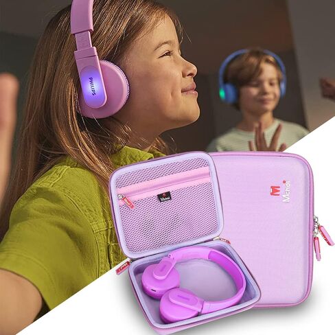 حقيبة حمل مضادة للصدمات من Mchoi مناسبة لسماعات الرأس اللاسلكية للأطفال K4206 من Philips، باللون الأزرق، حافظة فقط in Kuwait