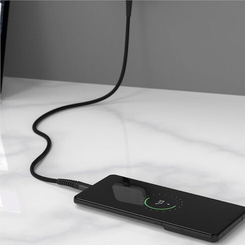 Scosche CAB4-SP Strikeline Premium 15W USB to Type-C Charge & Sync Braided Cable 4-ft. Space Gray in Saudi Arabia