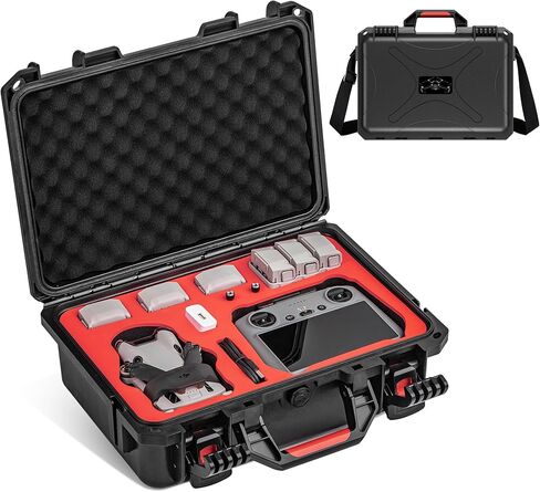 حافظة صلبة ميني 4 برو من ام في بي تي جي ار اس لجهاز دي جيه اي ميني 4 برو/ميني 3 برو، شنطة حمل مقاومة للماء والضغط للسفر لجهاز دي جيه اي ميني 4 برو/ميني 3 برو، ملحقات وحدة تحكم RC-N1/RC in Kuwait