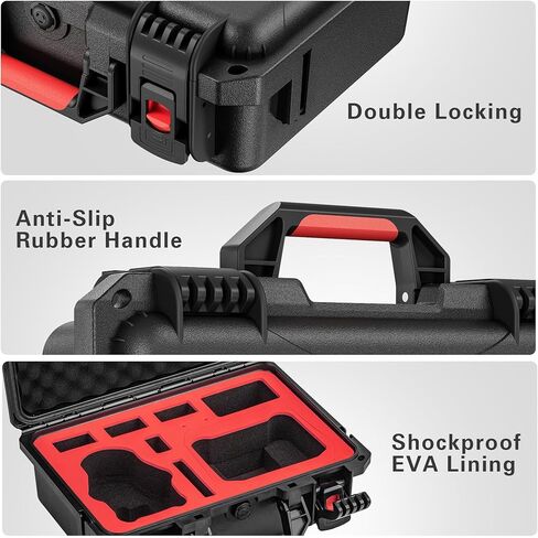 حافظة صلبة ميني 4 برو من ام في بي تي جي ار اس لجهاز دي جيه اي ميني 4 برو/ميني 3 برو، شنطة حمل مقاومة للماء والضغط للسفر لجهاز دي جيه اي ميني 4 برو/ميني 3 برو، ملحقات وحدة تحكم RC-N1/RC in Kuwait