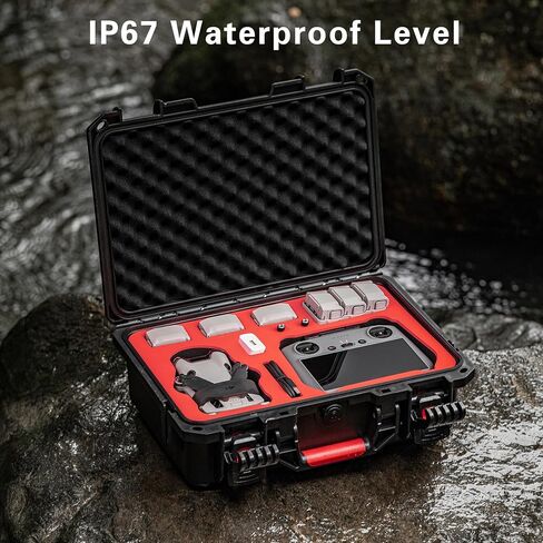 حافظة صلبة ميني 4 برو من ام في بي تي جي ار اس لجهاز دي جيه اي ميني 4 برو/ميني 3 برو، شنطة حمل مقاومة للماء والضغط للسفر لجهاز دي جيه اي ميني 4 برو/ميني 3 برو، ملحقات وحدة تحكم RC-N1/RC in Kuwait