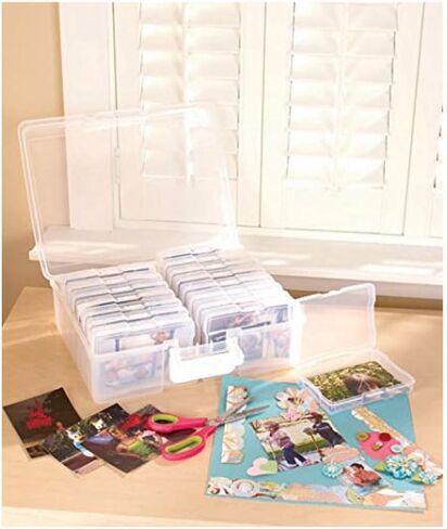 حافظة منظمة الصور من Scrapbooking 1,600 - 16 حافظة داخلية - كبسولات إغلاق in Saudi Arabia