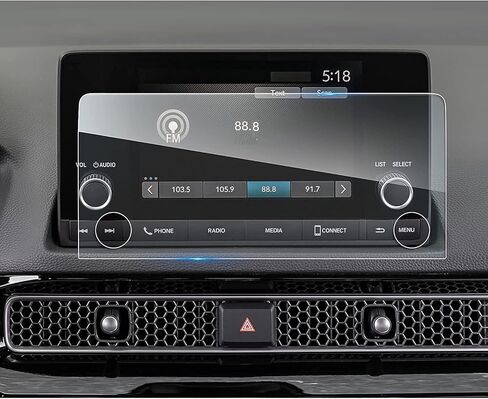 Screen Protector Compatible With 2022 2023 2024 Civic LX Sport EX, Tempered Glass,Anti Scratch, Bubble Free,Premium Accessories for Civic HRV CRV 7Inch Touchscreen in Kuwait