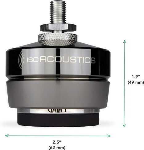IsoAcoustics Gaia Series Isolation Feet for Speakers & Subwoofers (Gaia III, 70 lb max) – Set of 4 in Saudi Arabia