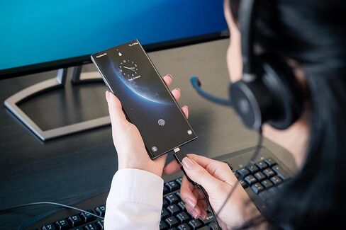 TELLUR Voice 420 Professional Headphones, ENC - Environmental Noise Cancellation, Binaural, USB, 3.5mm Jack, Type C, In Line Remote Keys for Answer, Volume and Mute Microphone, Office & CallCenter, Bk in Kuwait