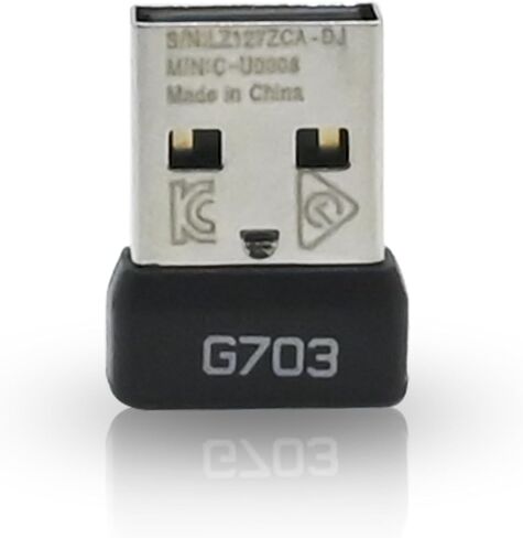 محول استقبال ماوس USB Dongle من Lzcdelyxiao متوافق مع ماوس الألعاب Logitech G703 dongle Lightspeed مناسب لمستقبل الماوس اللاسلكي G403 G603 G900 G903 dongle in Kuwait