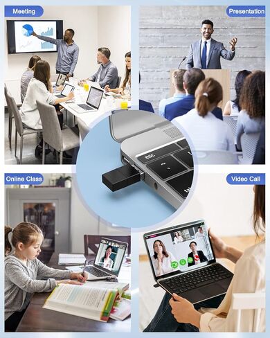 ماوس جيجلر غير قابل للكشف، متوافق مع USB نوع A او ثاندربولت بحجم صغير، شاكر متذبذب تلقائي للماوس للحفاظ على شاشات الكمبيوتر نشطة، توصيل وتشغيل بدون سائق، محاكي حركة ماوس صغير in Kuwait