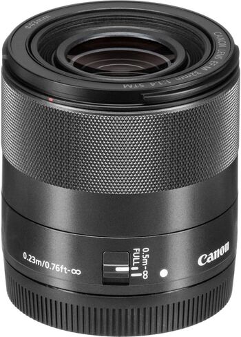 عدسة Canon EF-M مقاس 32 مم f/1.4 STM (2439C002) + مجموعة مرشح + حقيبة عدسة + حافظة للغطاء + مجموعة تنظيف + المزيد (متجددة) in Kuwait