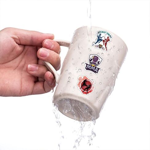 LOVELYLIFE 50pcs Wrestling Stickers Pack Fighting Aesthetic Wrestle Stickers Vinyl Waterproof Stickers for Adults Teens Kids Girls for Journaling Hydroflask Water Bottle Luggage Guitar Skateboard Car Window Bumper Computer Laptop Phone Case Decor (black-s in Kuwait