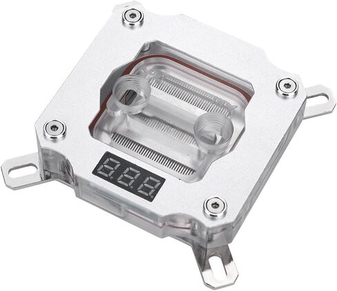 وحدة معالجة مركزية ووتربلوك، وحدة تبريد مياه لوحدة المعالجة المركزية من ريتشر ار مع قاعدة نحاسية مع شاشة عرض لدرجة الحرارة لجهاز انتل in Kuwait