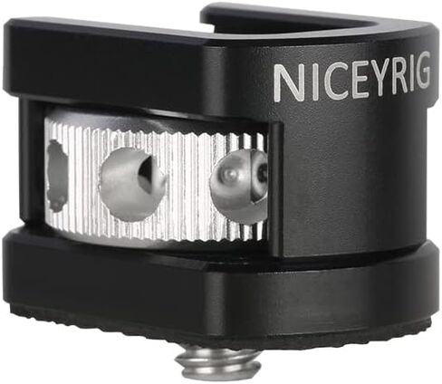 قاعدة حذاء باردة من NICEYRIG لفتحة تحديد موقع ARRI تنطبق على منصة قفص الكاميرا، مقبض علوي - 500 in Kuwait