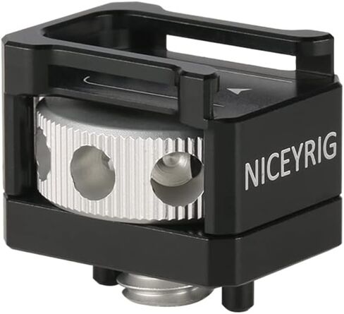 NICEYRIG Cold Shoe Base for ARRI Locating Hole Applicable for Camera Cage Rig, Top Handgrip - 500 in Saudi Arabia