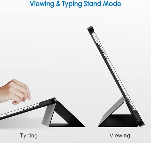 JETech Case for iPad Pro 11 Inch, 2022/2021/2020 Model, Slim Stand Hard Back Shell Smart Cover with Auto Wake/Sleep (Black) in Saudi Arabia