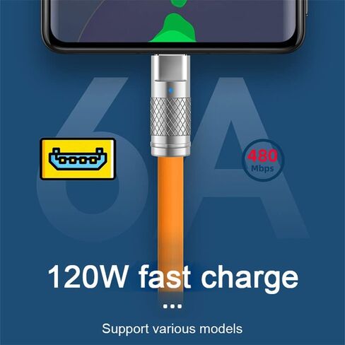 Reversible USB 3.1 USB-C Angled to 90 Degree Down Angled A Male Data Cable for MacBook & Tablet & Mobile Phone in Kuwait