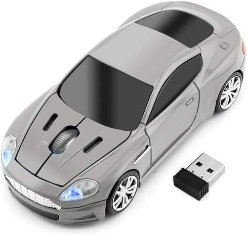 Computer Wireless Sports Car Mouse Laptop Optical Gaming Mice (Red) in Saudi Arabia