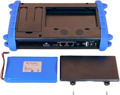 Portable 7 Inch CCTV Tester-Support up to 6K IP Camera Test- AHD, TVI, CVI & CVBS Analog Camera Test-RJ45 Cable TDR Tester with PoE/IP Discovery/HDMI in & Out/Built in WiFi/PTZ in Saudi Arabia