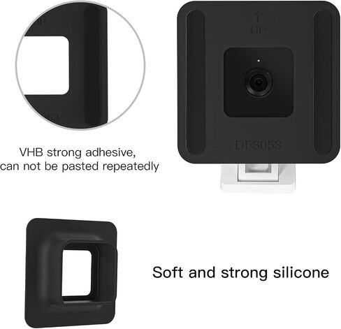 حامل نافذة HOLACA لكاميرا Wyze Cam v3، حامل مرن لـ Wyze Cam V3 (عبوة واحدة سوداء) in Saudi Arabia