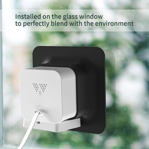 حامل نافذة HOLACA لكاميرا Wyze Cam v3، حامل مرن لـ Wyze Cam V3 (عبوة واحدة سوداء) in Saudi Arabia