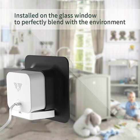 حامل نافذة HOLACA لكاميرا Wyze Cam v3، حامل مرن لـ Wyze Cam V3 (عبوة واحدة سوداء) in Saudi Arabia