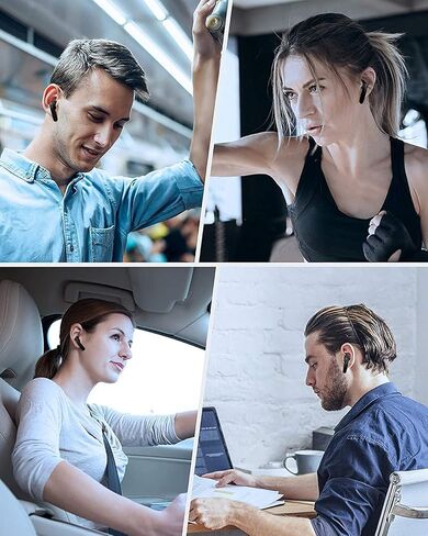 ASMY Wireless Earbuds Bluetooth 5.0 Headphones with 30H Cycle Playtime Built-in Mic IPX7 Waterproof Headsets with Charging Case for in-Ear Buds Stereo Earphones for Android etc,Running/Fitness/Work in Kuwait