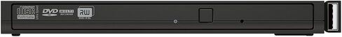 Buffalo MediaStation Portable DVD Drive/External, Plays and Burns DVDs and CDs with USB Connection. M-DISC Support. Compatible with Laptop, Desktop PC and Mac in Saudi Arabia