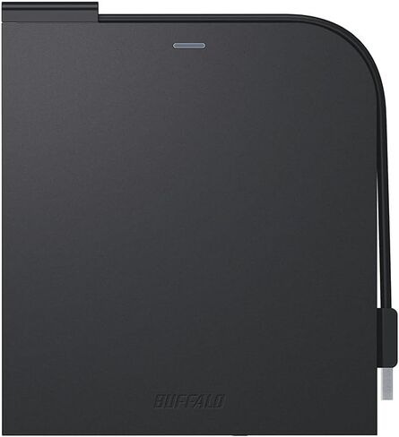 Buffalo MediaStation Portable DVD Drive/External, Plays and Burns DVDs and CDs with USB Connection. M-DISC Support. Compatible with Laptop, Desktop PC and Mac in Saudi Arabia