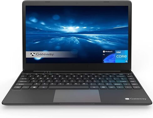 كمبيوتر محمول نحيف للغاية من Gateway، شاشة FHD IPS مقاس 14.1 بوصة، Intel 4-Core i5-1135G7 حتى 4.2 جيجا هرتز، ذاكرة الوصول العشوائي 16 جيجابايت، 512 جيجابايت SSD، ماسح بصمات الأصابع، كاميرا ويب، تم ضبطها بواسطة صوت THX، HDMI، نوع C، Win 11 Pro، أسود (GWTN) in Kuwait