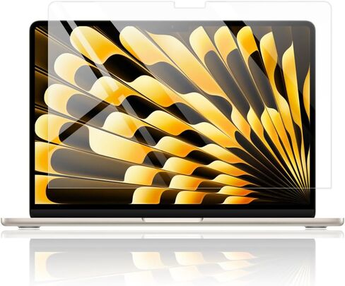واقي شاشة عالي الدقة لجهاز MacBook Air 15.3 بوصة A2941 تم إصداره في عام 2023 مع M2 Chip 5H مقاوم للغبار ومضاد للخدش وغطاء واقٍ من PET لملحقات الكمبيوتر المحمول (عبوتان) in Kuwait