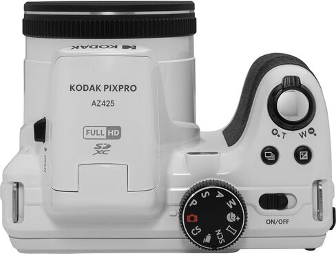 Kodak PIXPRO AZ425 Digital Camera + 32GB Memory Card + Camera Case (Black) + Battery + Charger + USB Card Reader + Table Tripod + Accessories (White) in Saudi Arabia
