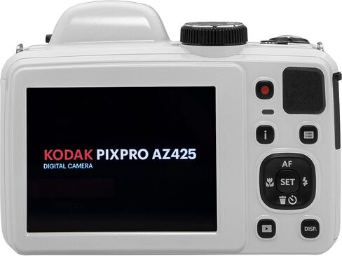 Kodak PIXPRO AZ425 Digital Camera + 32GB Memory Card + Camera Case (Black) + Battery + Charger + USB Card Reader + Table Tripod + Accessories (White) in Saudi Arabia