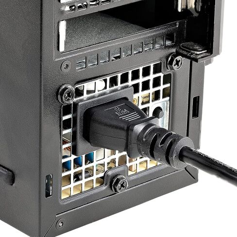 MOTONG Coiled Universal 3 Prong Power Extension Cable, NEMA 5-15P Male to IEC 320 C13 Female PDU Extender Cable Cord for Computer HDTV Monitor LED in Saudi Arabia