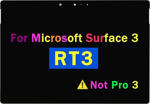 BTSELSS 10.8" Screen Replacement for Microsoft Surface 3 RT3 1645 1657 LCD Display Panel Digitizer Assembly FHD 1920x1280(Not Pro 3) in Saudi Arabia