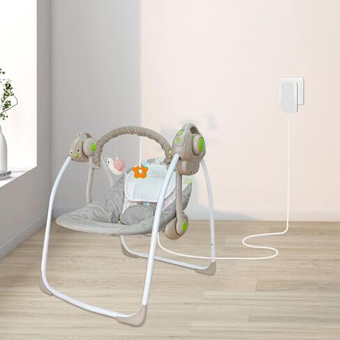 6V 2A Power Supply Adapter, 6V Baby Swing Power Cord for Fisher Price Cradle Swing, Rainforest Cradle Swing, Butterfly Ocean Wonders Swing, Ingenuity Swing, Fisher Price Swing Adapter Cord in Kuwait