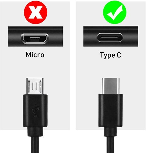 TONIWA USB Micro Rapid Charger متوافق مع Samsung Galaxy Tab A 10.1 7.0 8.0 9.7 2019 2018 2016 2015 استبدال محول الطاقة UL المدرج in Kuwait