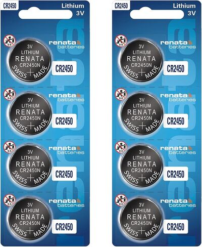 Renata CR2450 Batteries - 3V Lithium Coin Cell 2450 Battery (2 Count) in Saudi Arabia