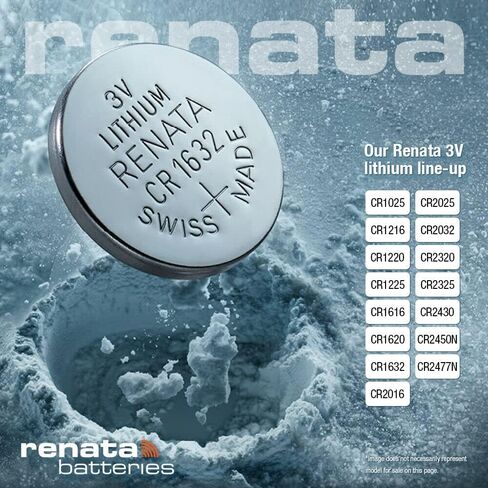 Renata CR2450 Batteries - 3V Lithium Coin Cell 2450 Battery (2 Count) in Saudi Arabia