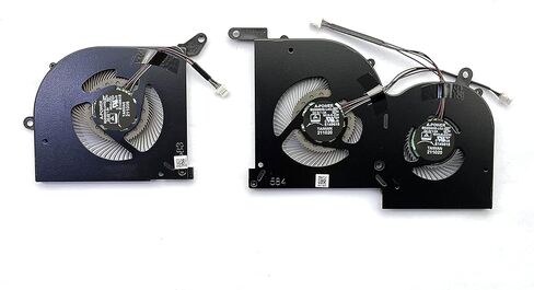 CPU+GPU Cooling Fan Replacement for MSI Stealth GS66 WS66 11UG 11UE 11UH 11UMT 11UKT, Creator 15 OLED MS-16V4 BS5005HS-U4Q(16V4-CPU) BS5005HS-U3J(16V4-G-CW) (Does Not fit Intel 10th Gen CPU Version) in Saudi Arabia