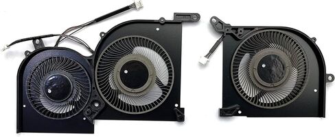 CPU+GPU Cooling Fan Replacement for MSI Stealth GS66 WS66 11UG 11UE 11UH 11UMT 11UKT, Creator 15 OLED MS-16V4 BS5005HS-U4Q(16V4-CPU) BS5005HS-U3J(16V4-G-CW) (Does Not fit Intel 10th Gen CPU Version) in Saudi Arabia