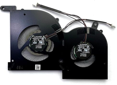 CPU+GPU Cooling Fan Replacement for MSI Stealth GS66 WS66 11UG 11UE 11UH 11UMT 11UKT, Creator 15 OLED MS-16V4 BS5005HS-U4Q(16V4-CPU) BS5005HS-U3J(16V4-G-CW) (Does Not fit Intel 10th Gen CPU Version) in Saudi Arabia