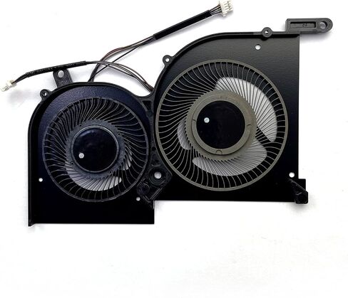 CPU+GPU Cooling Fan Replacement for MSI Stealth GS66 WS66 11UG 11UE 11UH 11UMT 11UKT, Creator 15 OLED MS-16V4 BS5005HS-U4Q(16V4-CPU) BS5005HS-U3J(16V4-G-CW) (Does Not fit Intel 10th Gen CPU Version) in Saudi Arabia