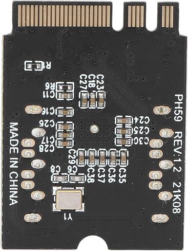 M.2 to SATA3.0 HDD Adapter Card, 6Gbps Fast Transfer PCIe X1 M2 to SATA3.0 Expansion Card, JMB582 Chip, M.2 NGFF A+E Key to SATA Adapter for Win XP/7/8/10 for OS X, with SATA Cable in Saudi Arabia