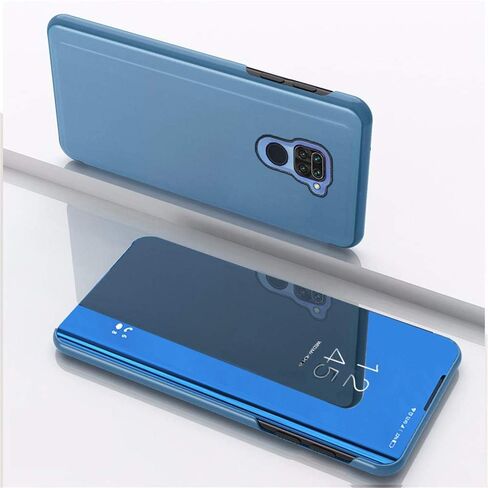 Samsung Galaxy Note 9 Case Cover EMAXELER Stylish Mirror Plating Flip Full Body Protective Reflection Ultra Thin Hard Anti-Scratch Shockproof Frame for Samsung Note 9 Mirror:Silver in Kuwait