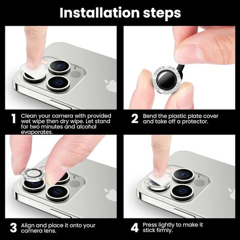 Tensea Bling Camera Lens Protector for iPhone 14 Pro/iPhone 14 Pro Max in Kuwait