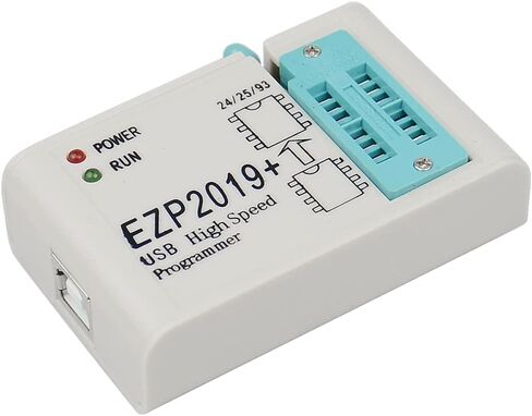 HiLetgo EZP2019+ Upgraded High Speed USB SPI Programmer Support 24 25 93 25 EEPROM Flash BIOS Full Set with 12 Sockets Adapters WIN7&WIN8 in Kuwait