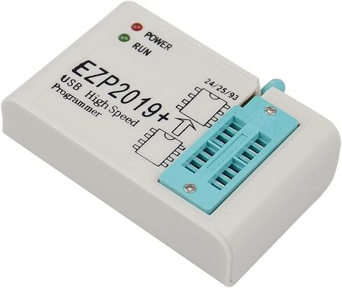 HiLetgo EZP2019+ Upgraded High Speed USB SPI Programmer Support 24 25 93 25 EEPROM Flash BIOS Full Set with 12 Sockets Adapters WIN7&WIN8 in Kuwait