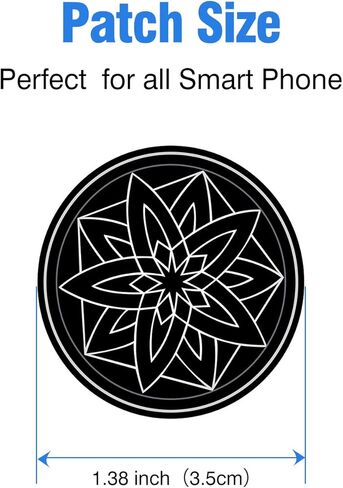 كومباني GLARE لوحة معدنية للتثبيت 5 قطع، قرص معدني عالمي بديل مع لاصق قوي للهاتف الخلوي المغناطيسي حامل السيارة حامل GPS 5 دائري in Kuwait