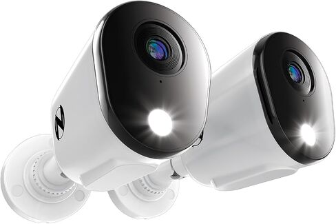 Night Owl SP Wired 2K Deterrence Add On Cameras with 2-Way Audio - 2 Pack - White in Saudi Arabia