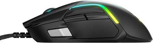 ماوس الألعاب SteelSeries Prime FPS - مستشعر بصري TrueMove Pro 18,000 CPI - 5 أزرار قابلة للبرمجة - مفاتيح بصرية مغناطيسية - إضاءة RGB بريزم الرائعة - أسود (متجدد) in Saudi Arabia