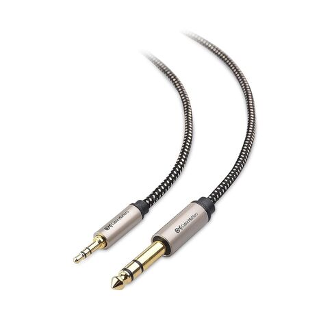 Cable Matters Braided 3.5mm to 1/4 Inch Audio Cable, 6ft in Saudi Arabia