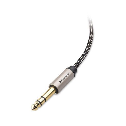 Cable Matters Braided 3.5mm to 1/4 Inch Audio Cable, 6ft in Saudi Arabia